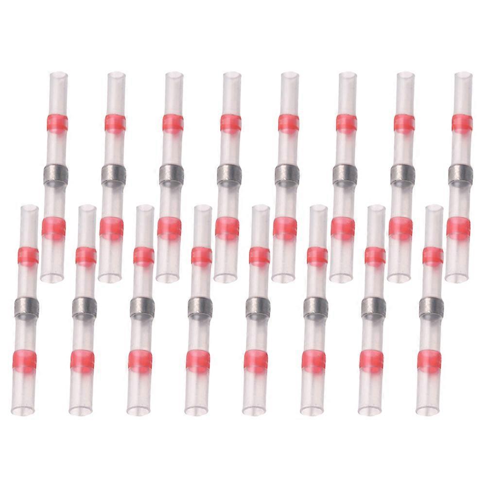 Butt Connector Heat Shrink Electrical Terminal for Connecting 100Pcs