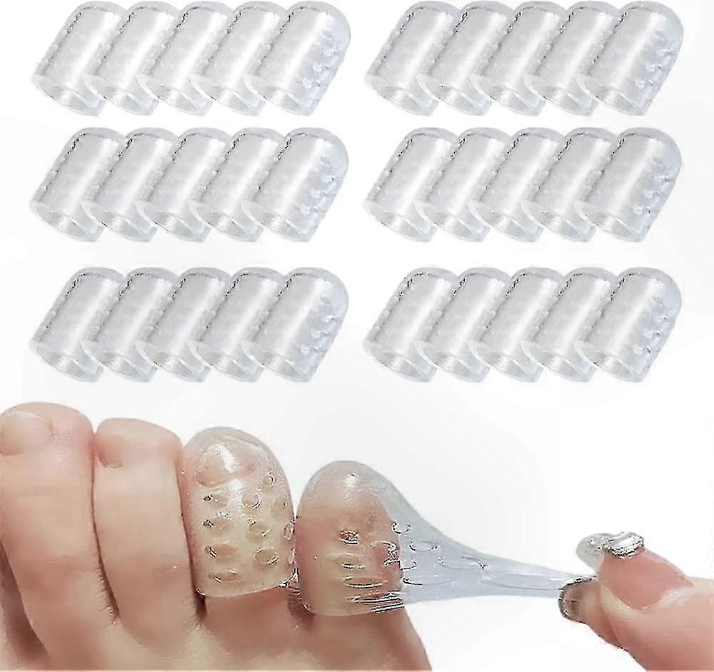 Silicone Toe Sleeves for Corn Relief - Soft Protective Guards Against Friction and Pain for Little Toes