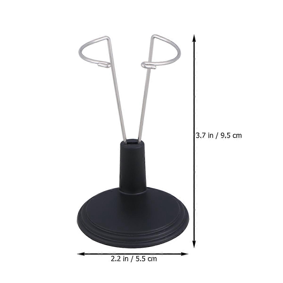 Black Creative Doll Stand Bracket Support for Daily Use 4Pcs