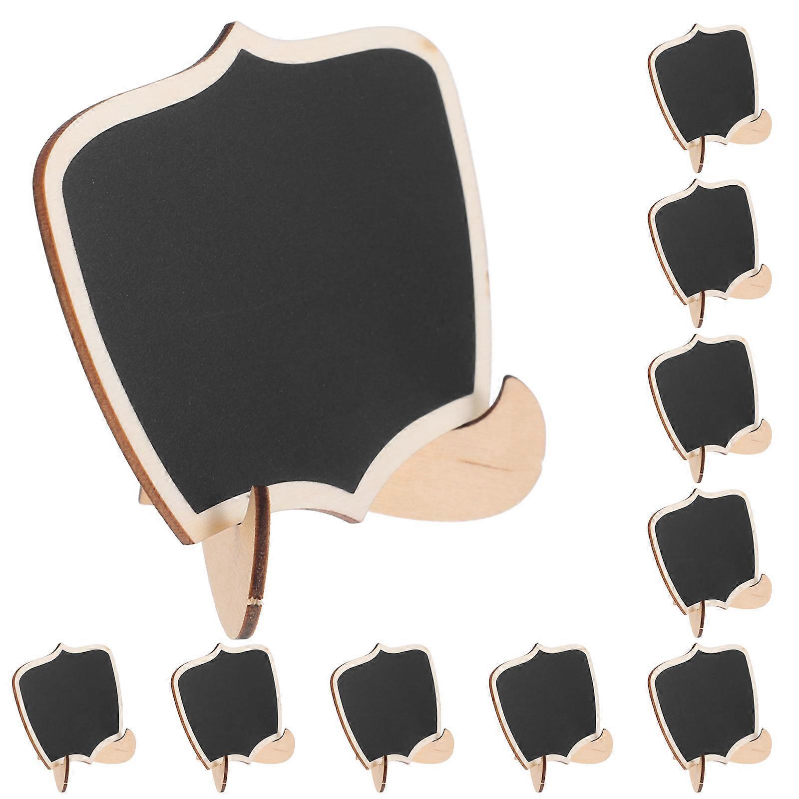 Food Display Mini Chalkboard Signs 40 Pcs Rectangular Labeling For Home Party Buffet Style With Elegant Design