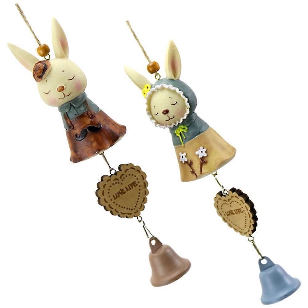 Decorative Wind Chime Wear-Resistant Bell Ornament 4Pcs Set
