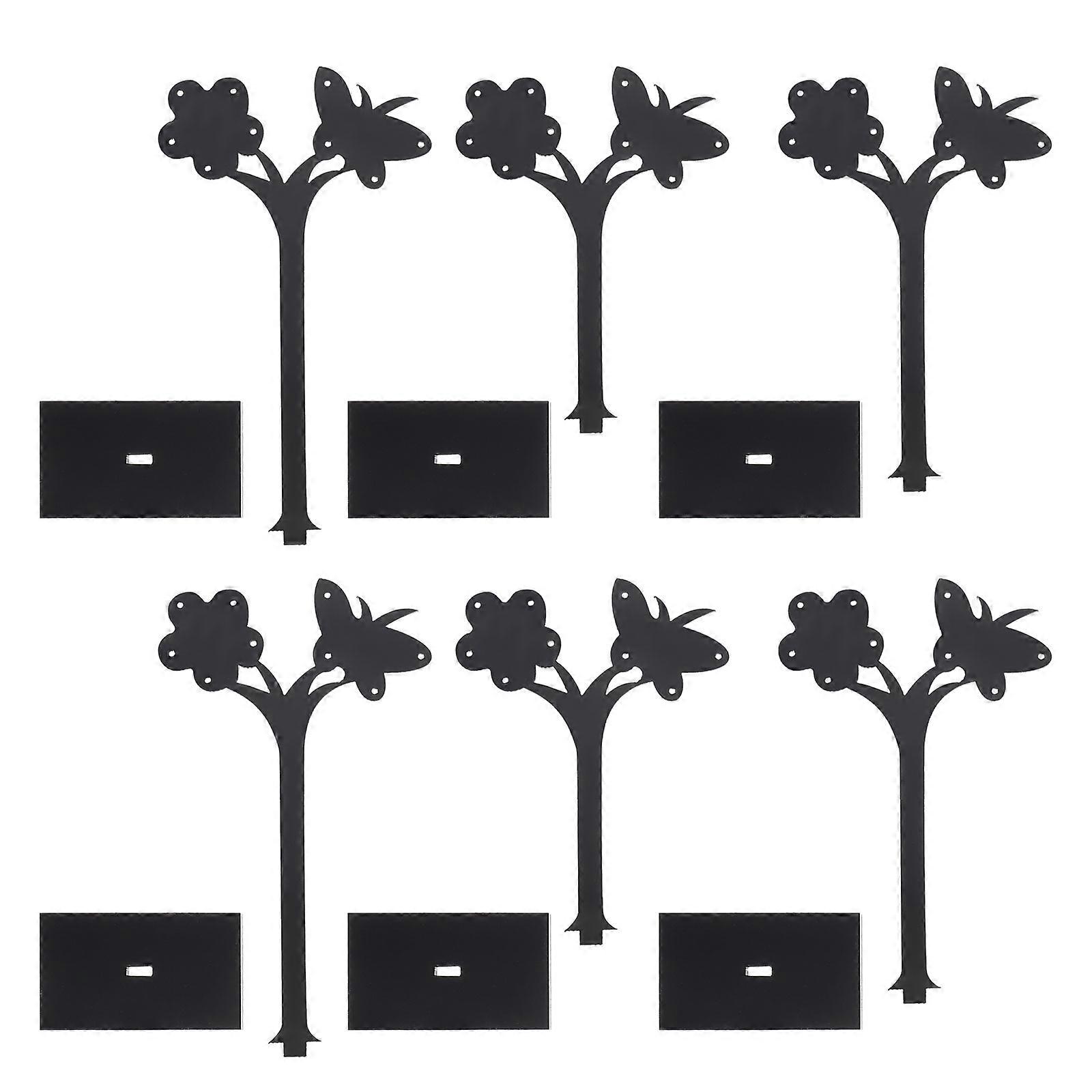 Flower Displaying Holder Acrylic Earrings Rack for Displaying 12Pcs Set