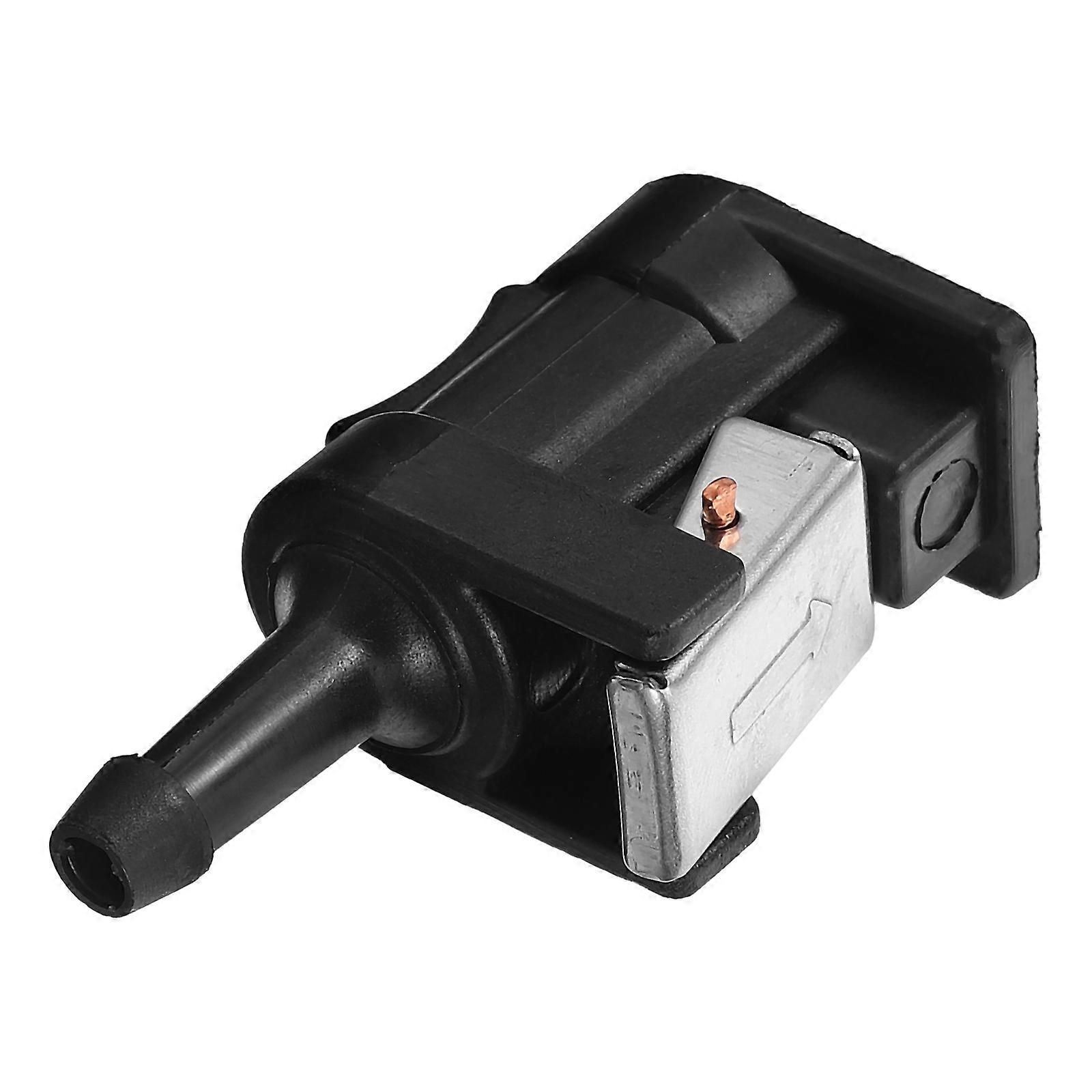 Boat Oil Hose Connector Fuel Line Fitting for Pipe Use 2Pcs Black Plastic