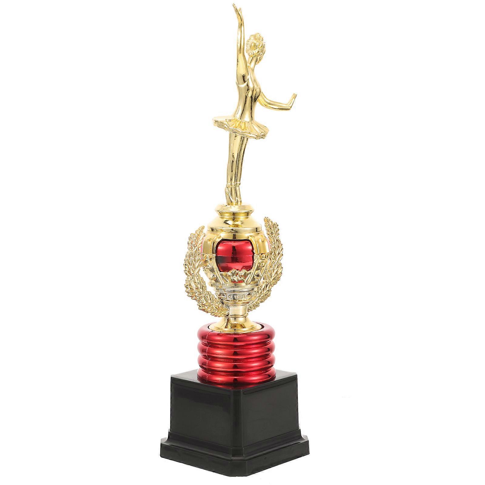 28cm Ballet Trophy Sports Award Recognition Unique Shape For Dance Enthusiasts 4Pcs