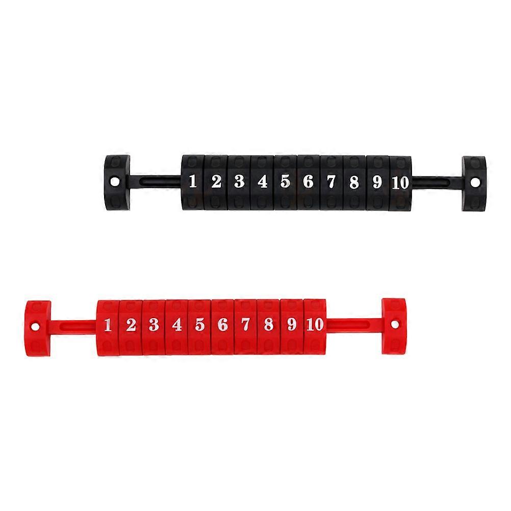 Foosball Score Keeper Plastic Football Scoring Counters Sturdy And Reliable For Use 10.5×1.6×0.6in Score Keeping 2Pcs