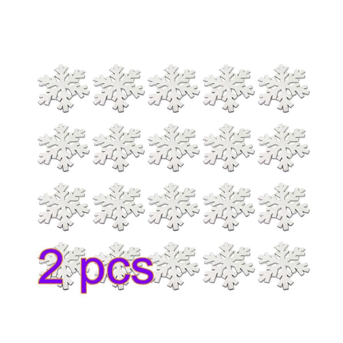 Træ julepynt snefnug ornament til ophængning