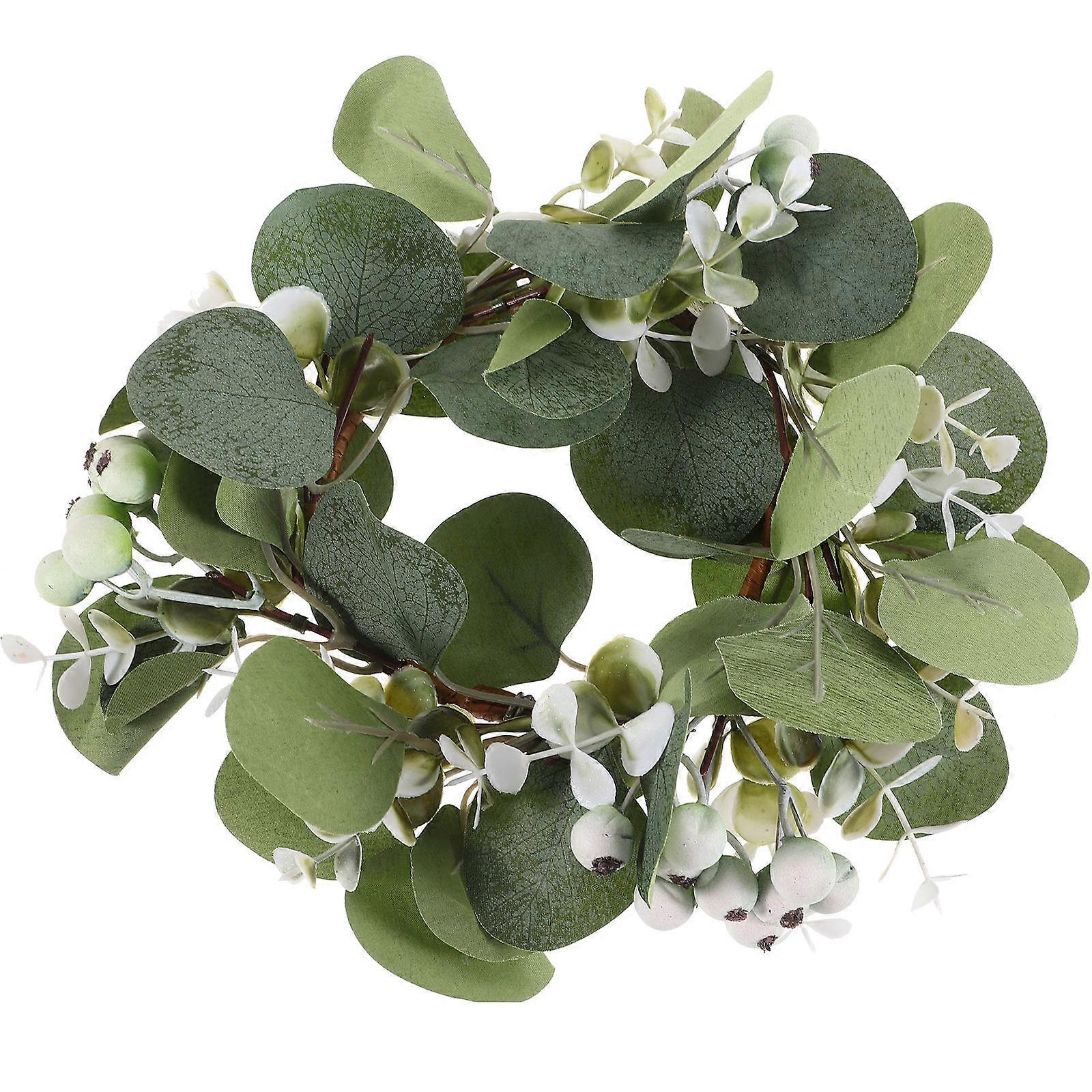 Candle Wreath Candle Wreath for Table Decor 4Pcs