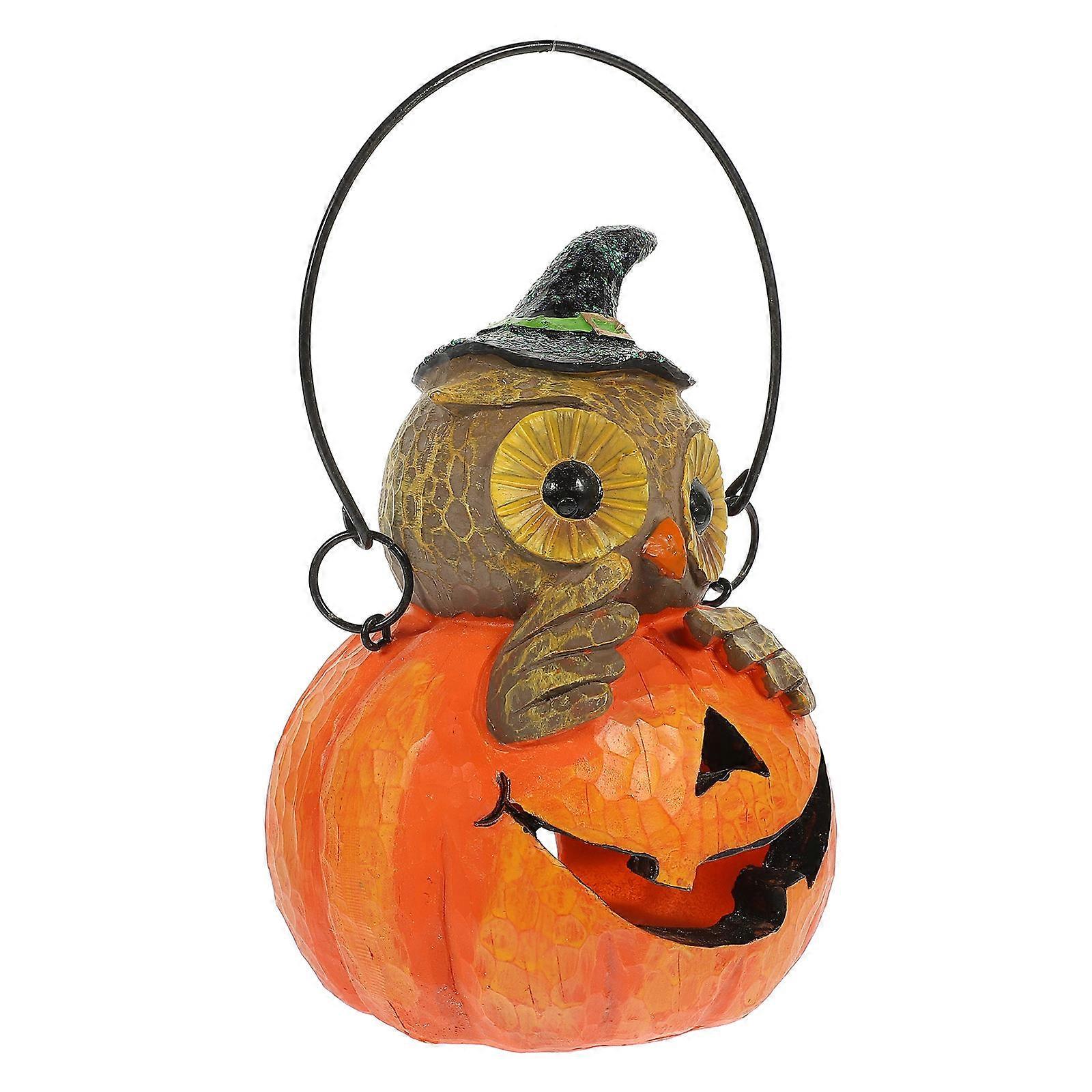 Halloween Resin Craft Resin Desktop Ornament Set of 3 for Decoration