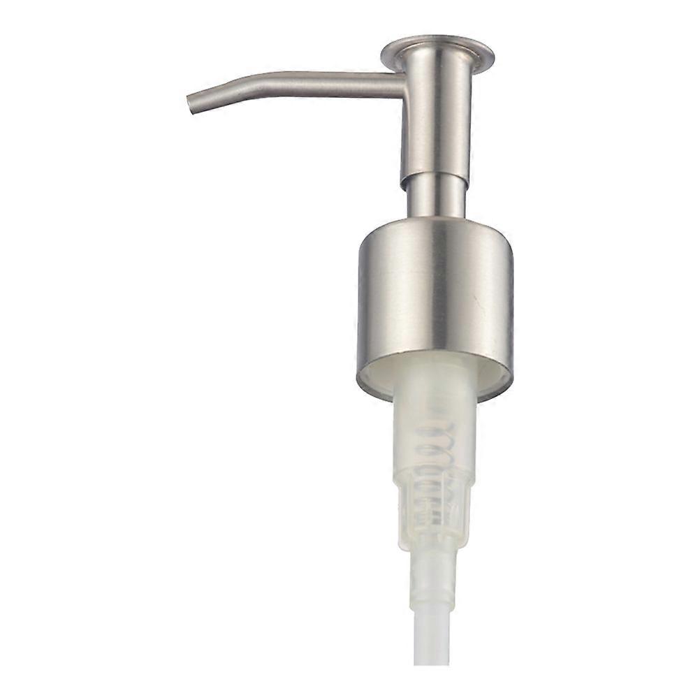 Lotion Bottle Head Stainless Steel Pump Head for Bottle 2Pcs Replacement