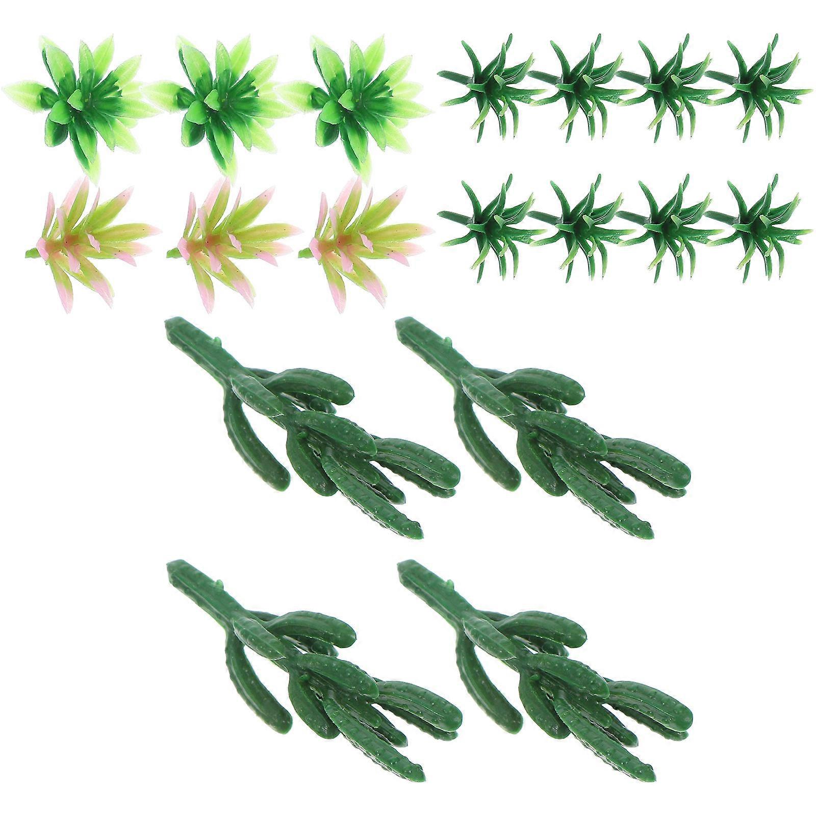 90Pcs Artificial Tree Model Miniature Trees for Decoration Use