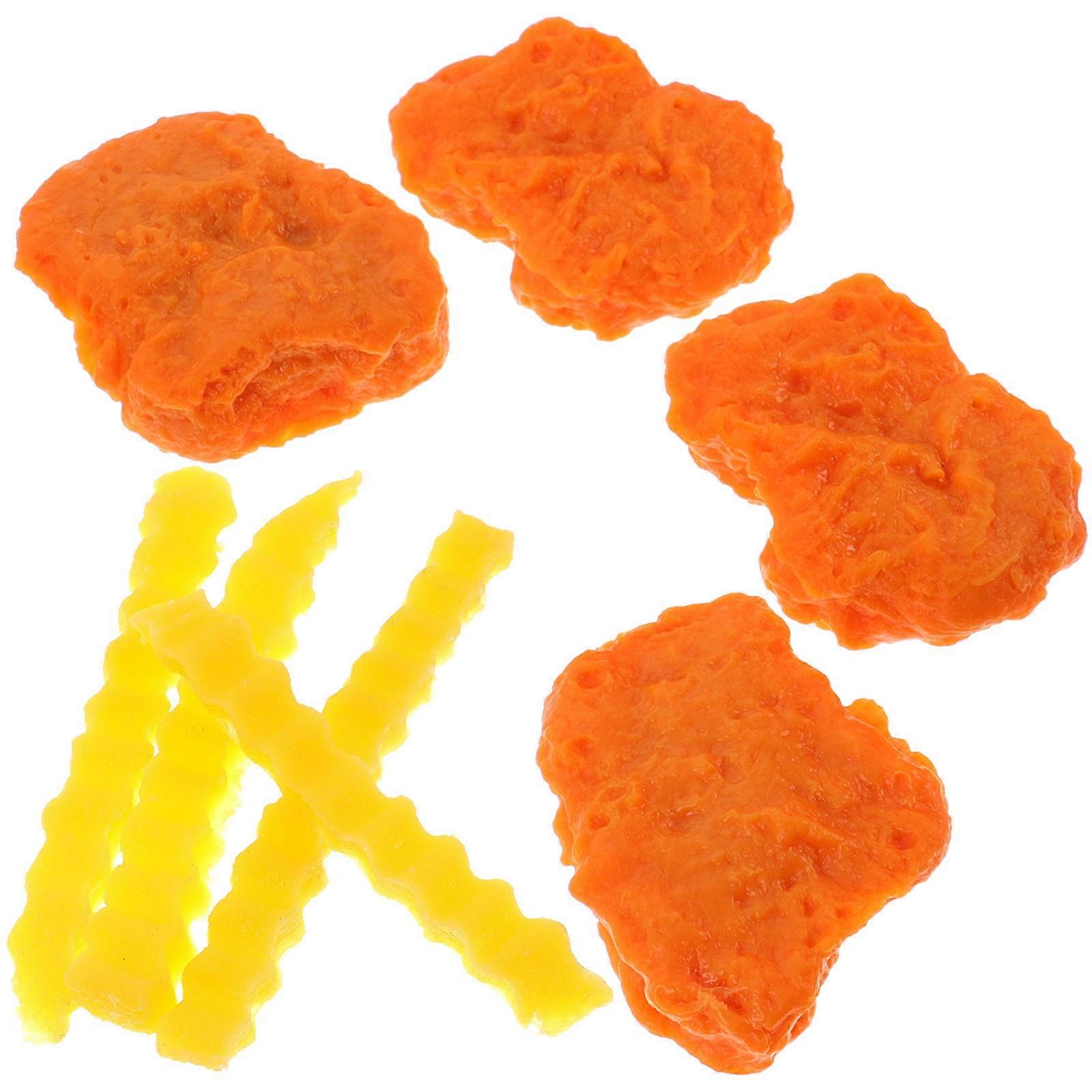 Simulated Roasted Chicken Model Fake Food Set for Display 5Sets