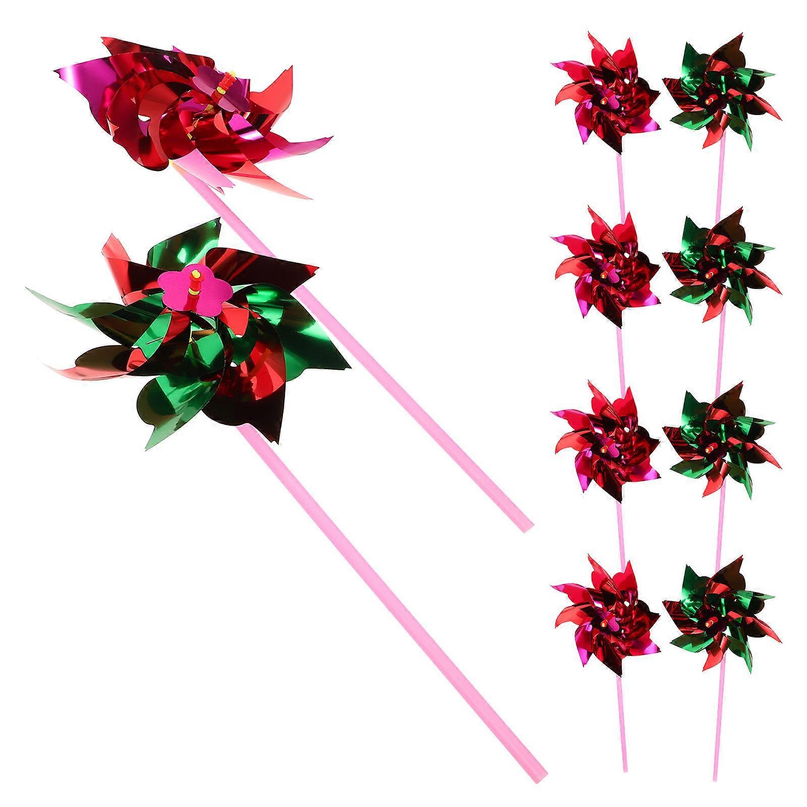 Wind Plastic Windmill Wind Toy for Playing 30Pcs Lawn Decoration