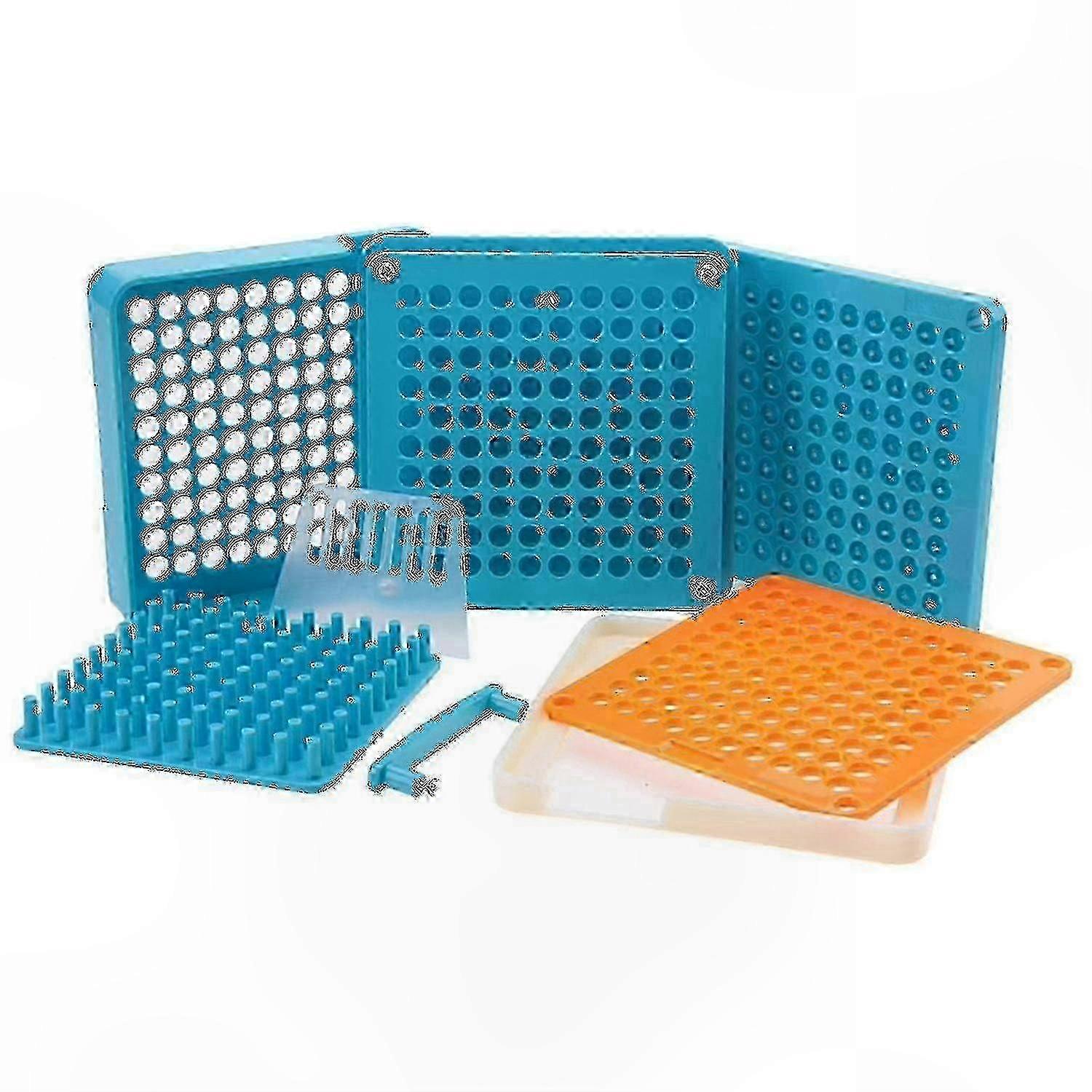 100-Hole Empty Filling Machine with Dusting Plate for Efficient Filling