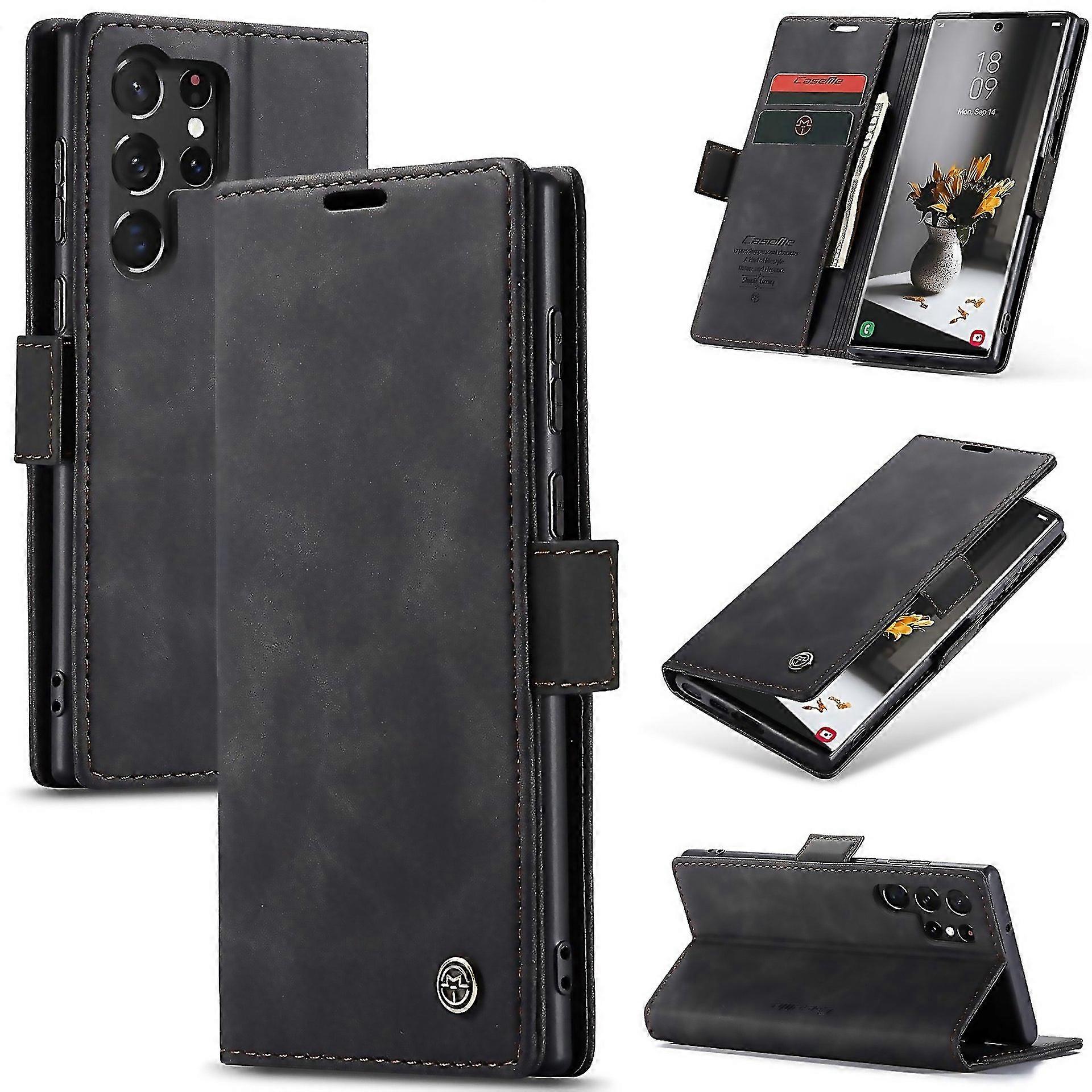For Samsung Galaxy S23 Ultra 5g Caseme 013 Multifunctional Horizontal Flip Leather Phone