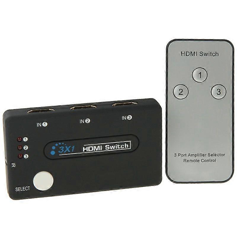 Mini 3x1 HD 1080P HDMI V1.3 Selector