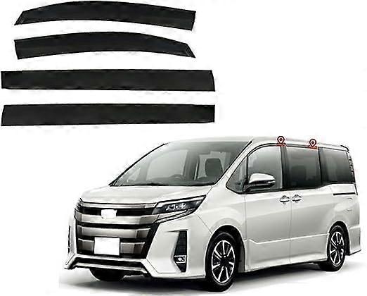 Vent Window Visors For Toyota Noah R60 R70 R80 R90 2001-2022 Waterproof Rain Guard Side Wind Deflectors