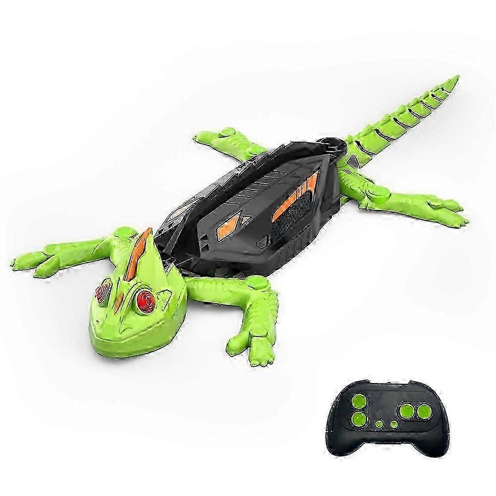 Rechargeable Remote Control Wall Crawling Gecko Robot Toy for Kids