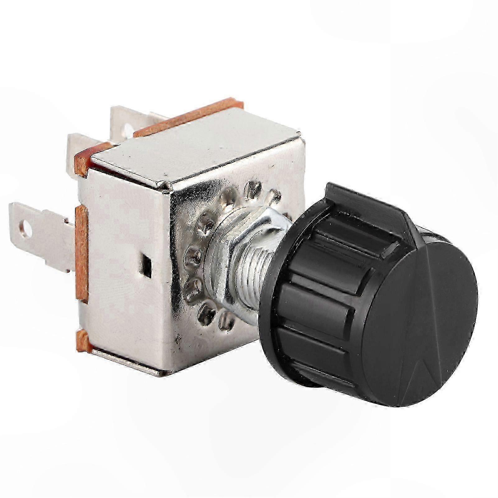 3-Speed Universal Ac Blower Switch With Plastic Knob