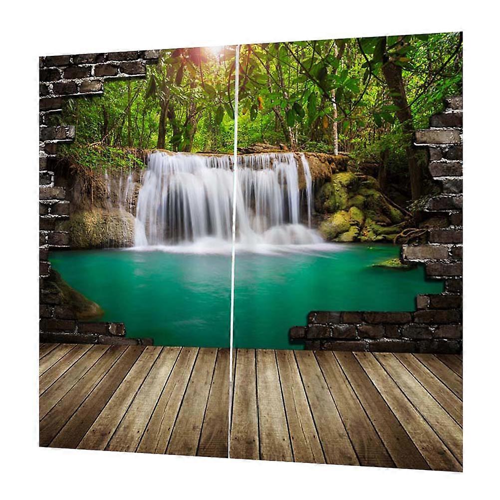 Polyester Waterproof Curtain Window Curtain for Decor Use Multi