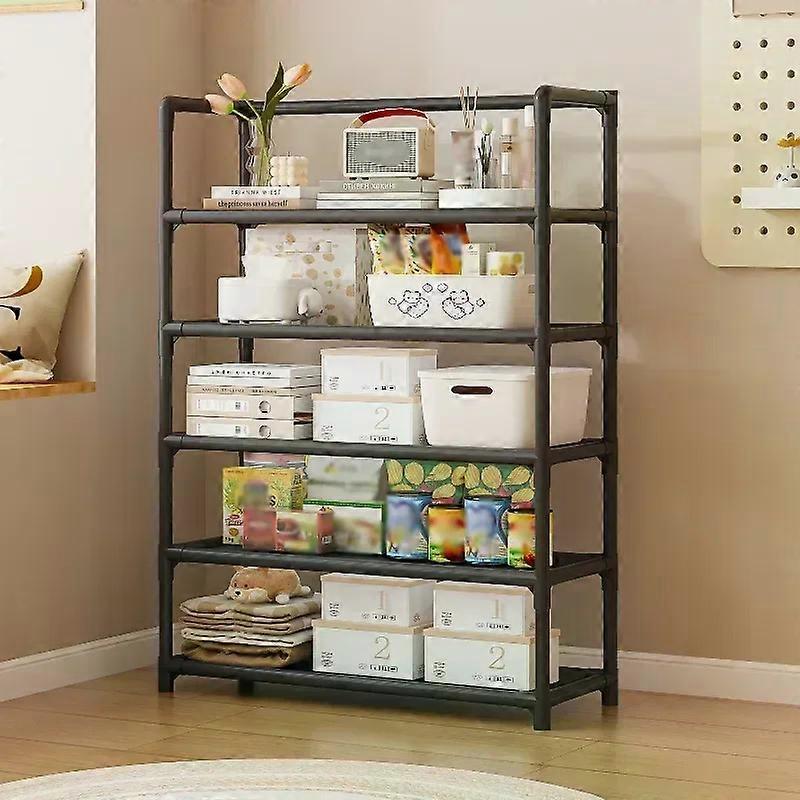 Simple Assembly Storage  Rack Home Multi Layer Floor Standing Shoe Organizer and Storage Durable Snack and Miscellaneous Rack