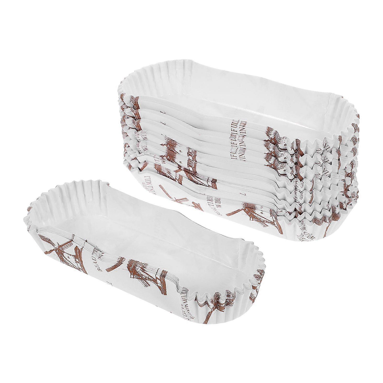 100pcs Bread Paper Liners High-Temperature Baking Liners Resistant Non-Stick Baking Cups Elegant Baking Cups for Baking Bread