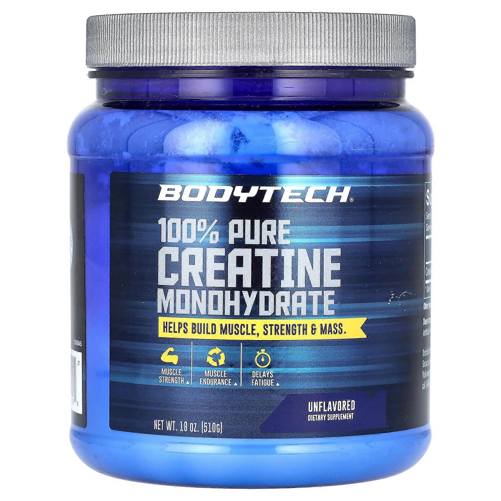 100% Pure Creatine Monohydrate, Unflavored, 18 oz (510 g)