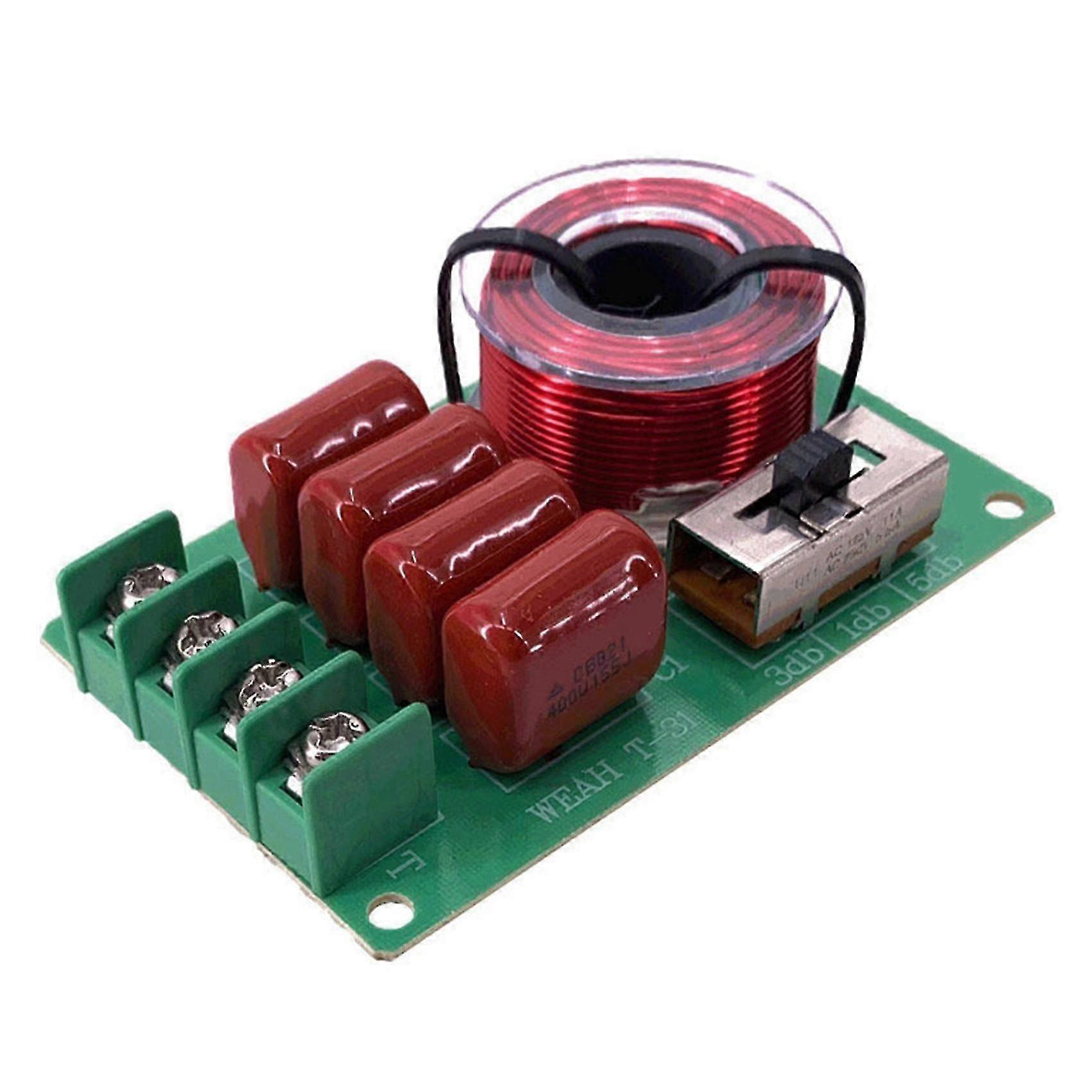 Frequency Divider Hi-Fi Audio TREBLE BASS Speaker Frequency Divider Stereo Crossover Filters for 2-