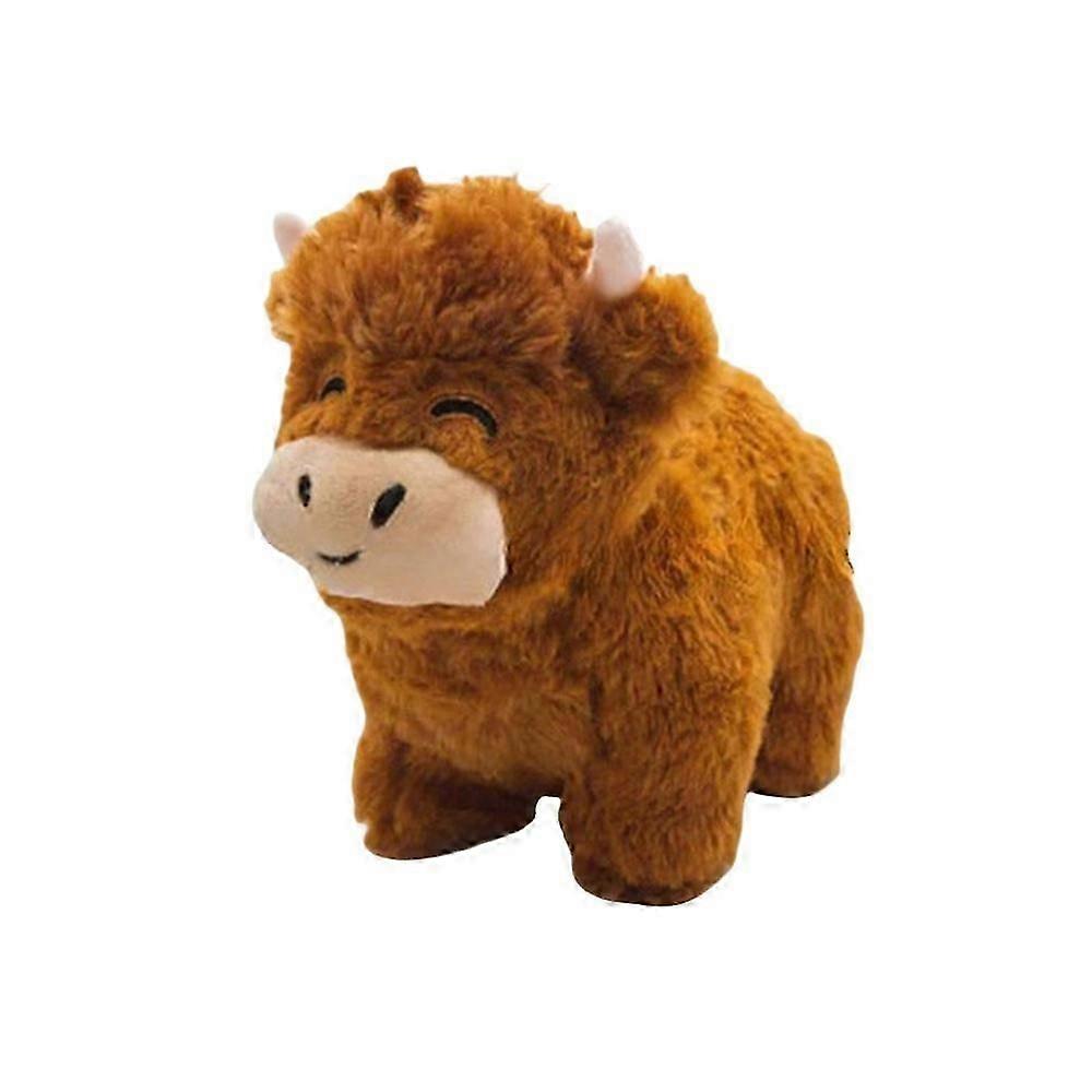 Cute Fluffy Bull Highland Cow Legend Plushie Realistic Plush Toy Fluffy Highland Cow Soft Toy Highland Cattle Plush Doll