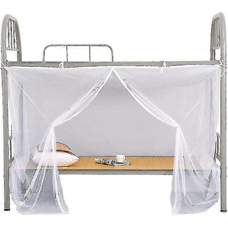 Mosquito Net 1.5 X 2m Fine Hole Student Dormitory White Bunk Bed