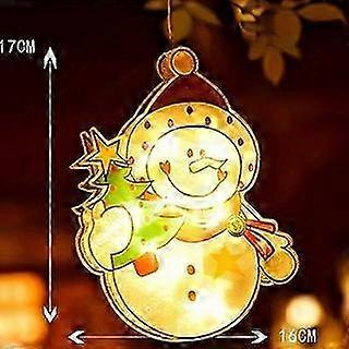 25-26 Gift Box LED Night Light - Painted Snowman Suction Cup