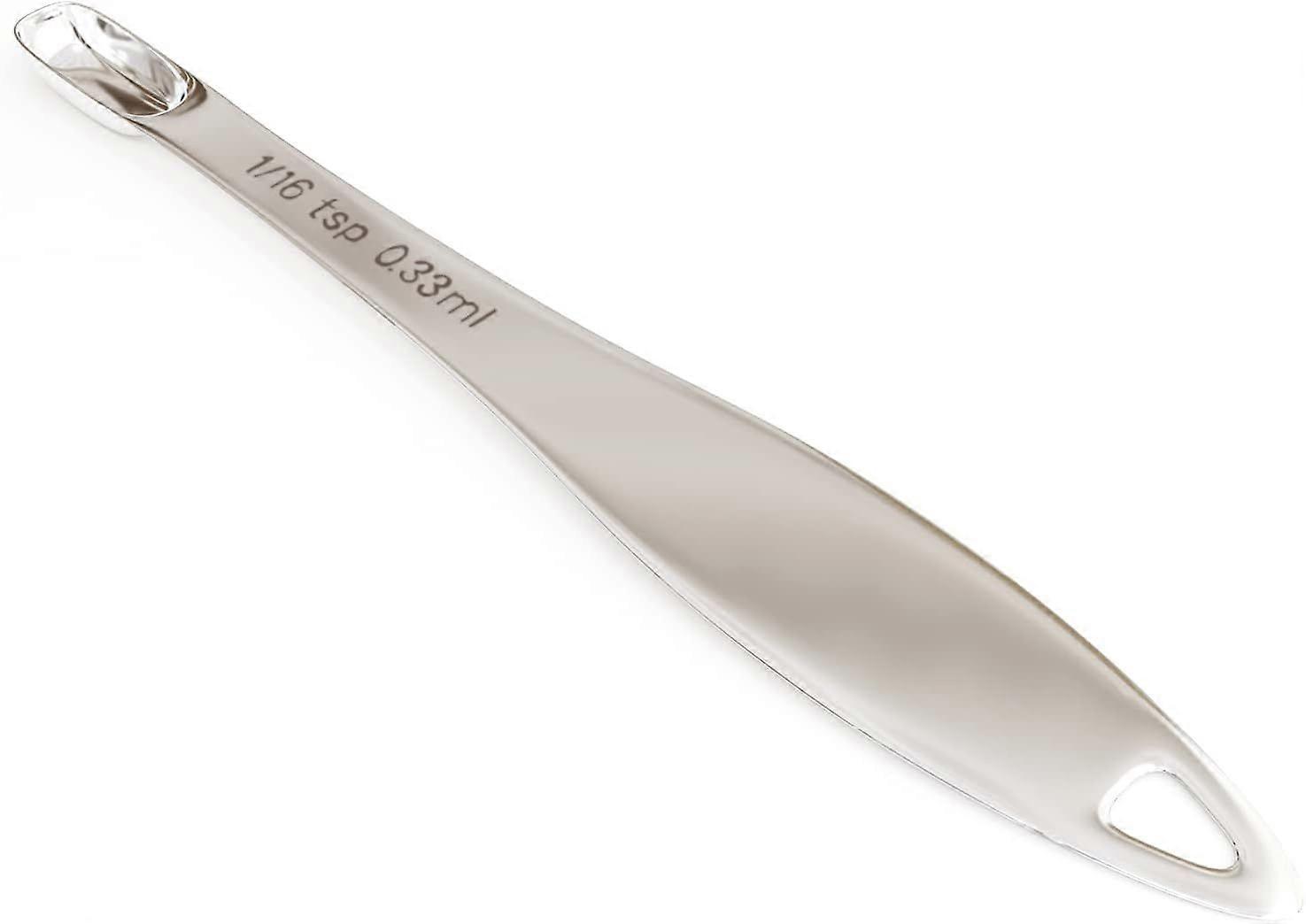 1\\/16 Teaspoon Single Measuring Spoon, Stainless Steel Rectangular Individual