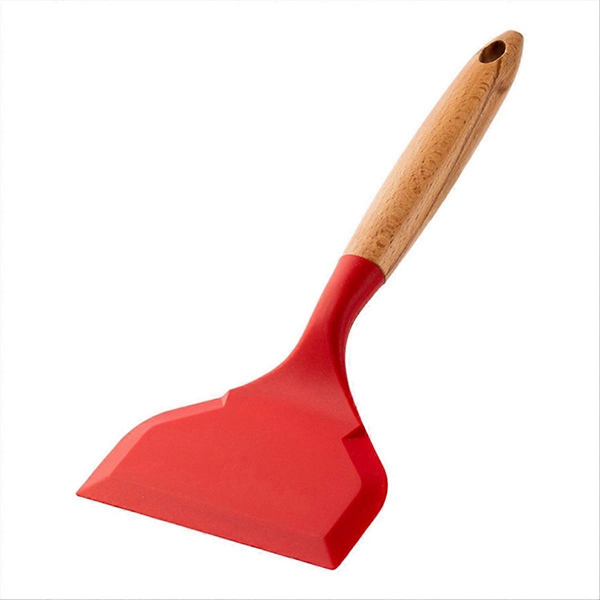 Non-stick Kitchen Wide Scraper Pizza Cooking Tools Silicone Spatula A