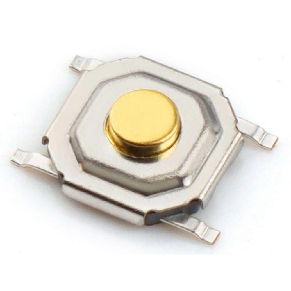 4000PCS 4x4x1.7mm SMD Tactile Tact Push Button Micro-Type Switch 4x4x1.7mm Push Button Copper Head Keys Button 4Pin