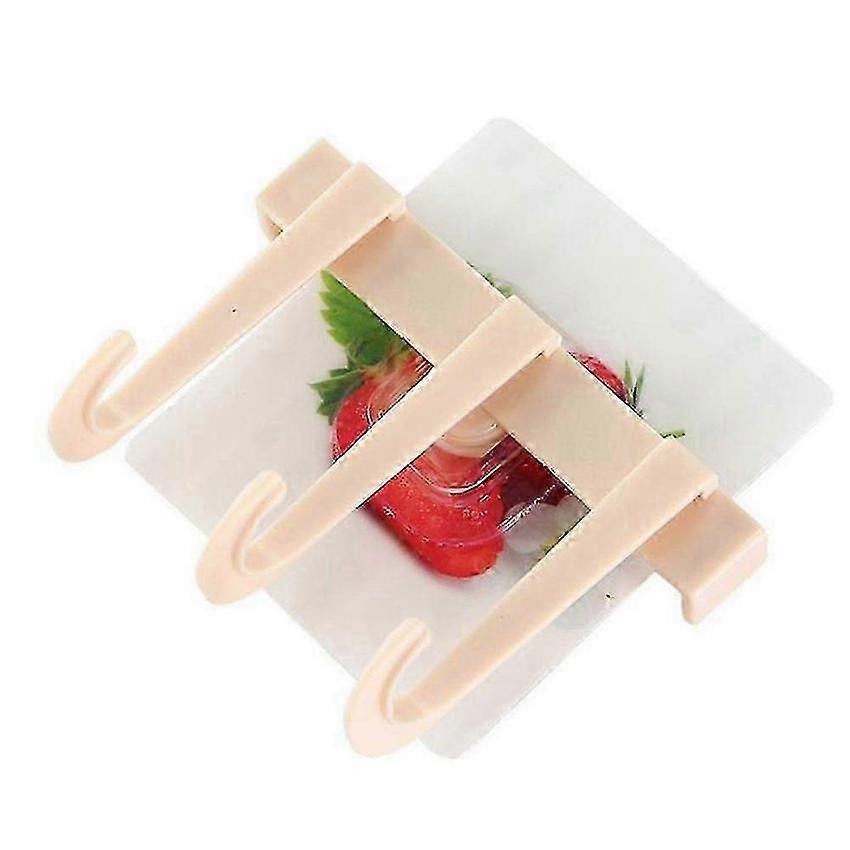 Self Adhesive Kitchen Wall Hook for Towel Sponge Organizer