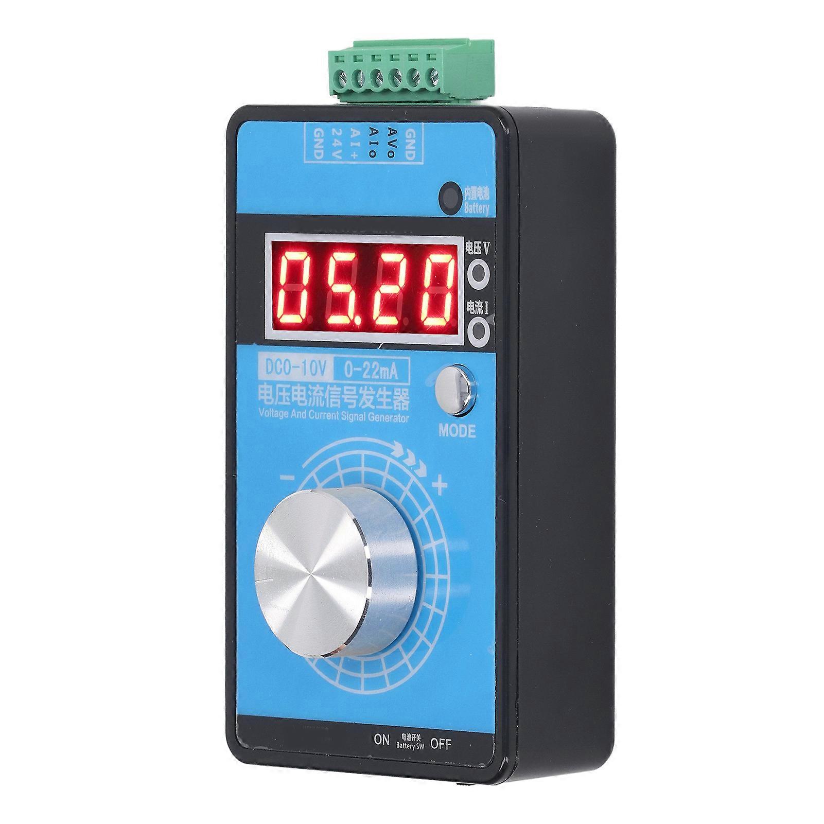 Signal Generator Adjustable Current Voltage Signal Generator High Accuracy USB Power Supply Interface Analog Simulator DC0‑10V 0‑22mA 