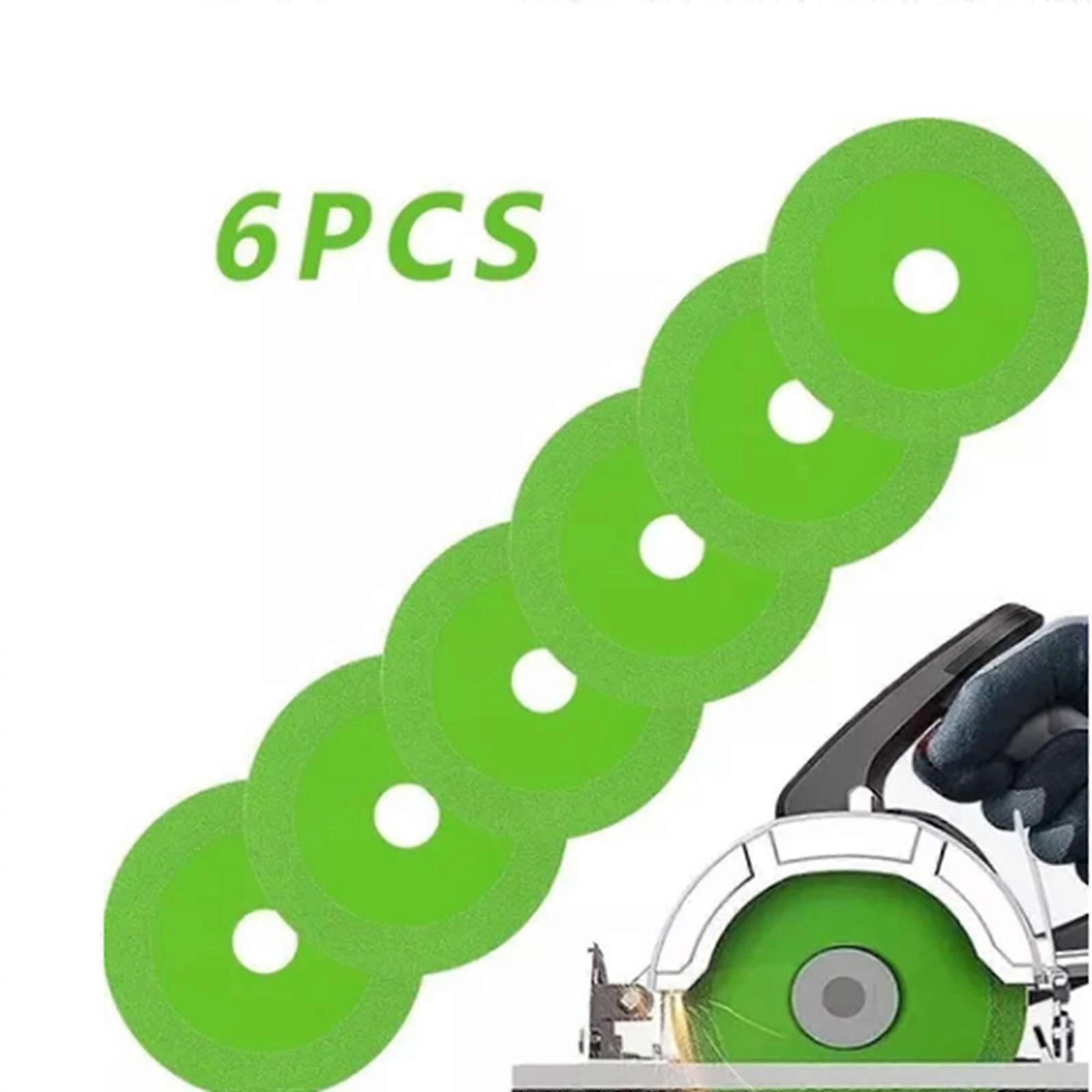 6pcs Glass Cutting Discs Saw Circular Grinding Wheel For Ceramic
