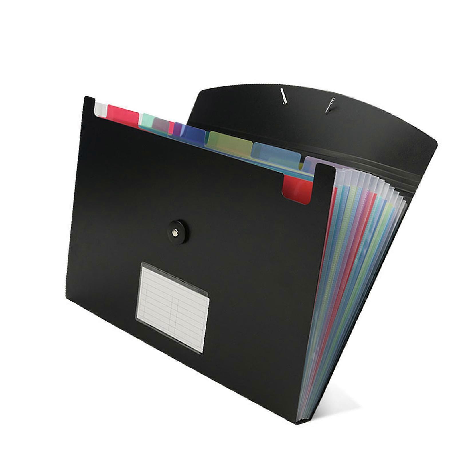 7/13 Pockets Accordions File Folder File Organiser File Folder Receipt Coupon Organizers School Office Supplies Multicolor