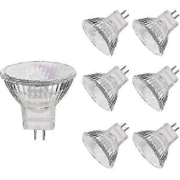 12V 20W MR11 GU4 Halogen Bulbs Warm White 6-Pack