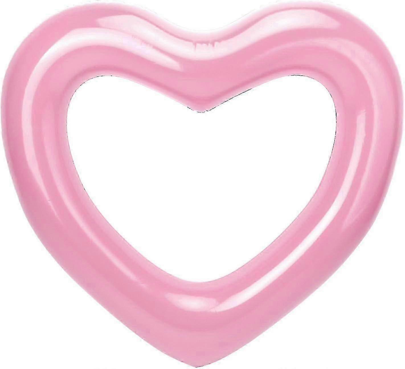 Uppblåsbara simringar, 120 cm diameter hjärtformad sommarpool floatring