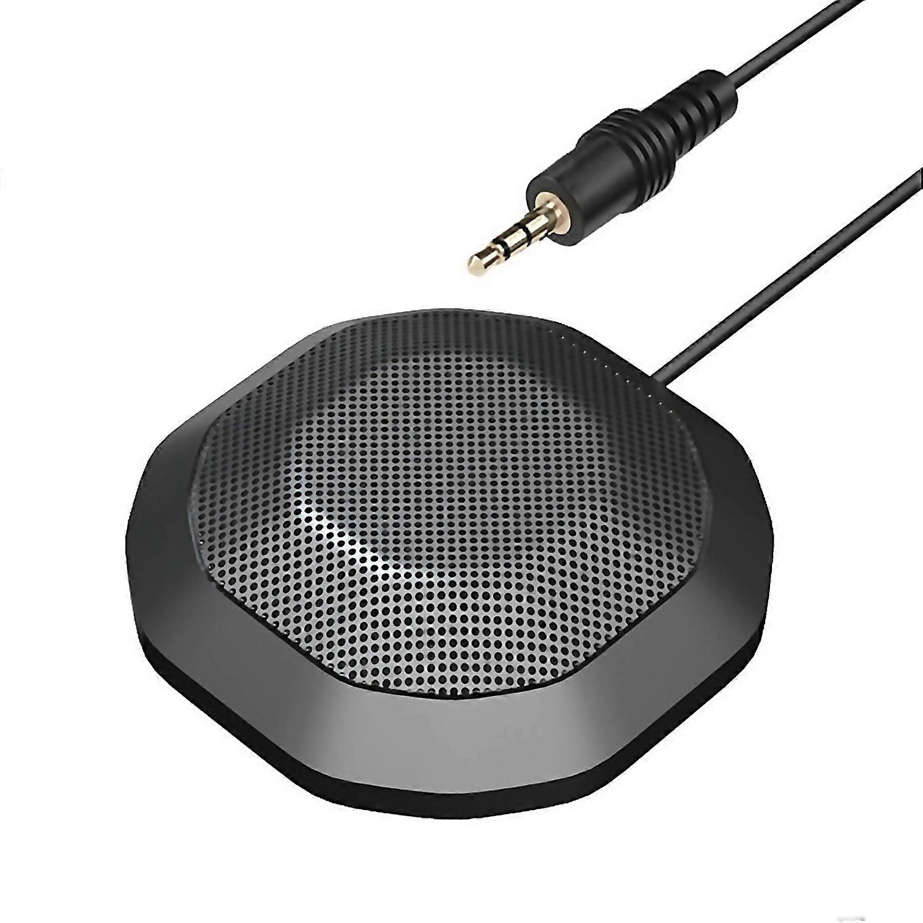 For Portable Usb Conference Microphone 360 Omnidirectional Condenser Computer Pc Mic With Touch Mute