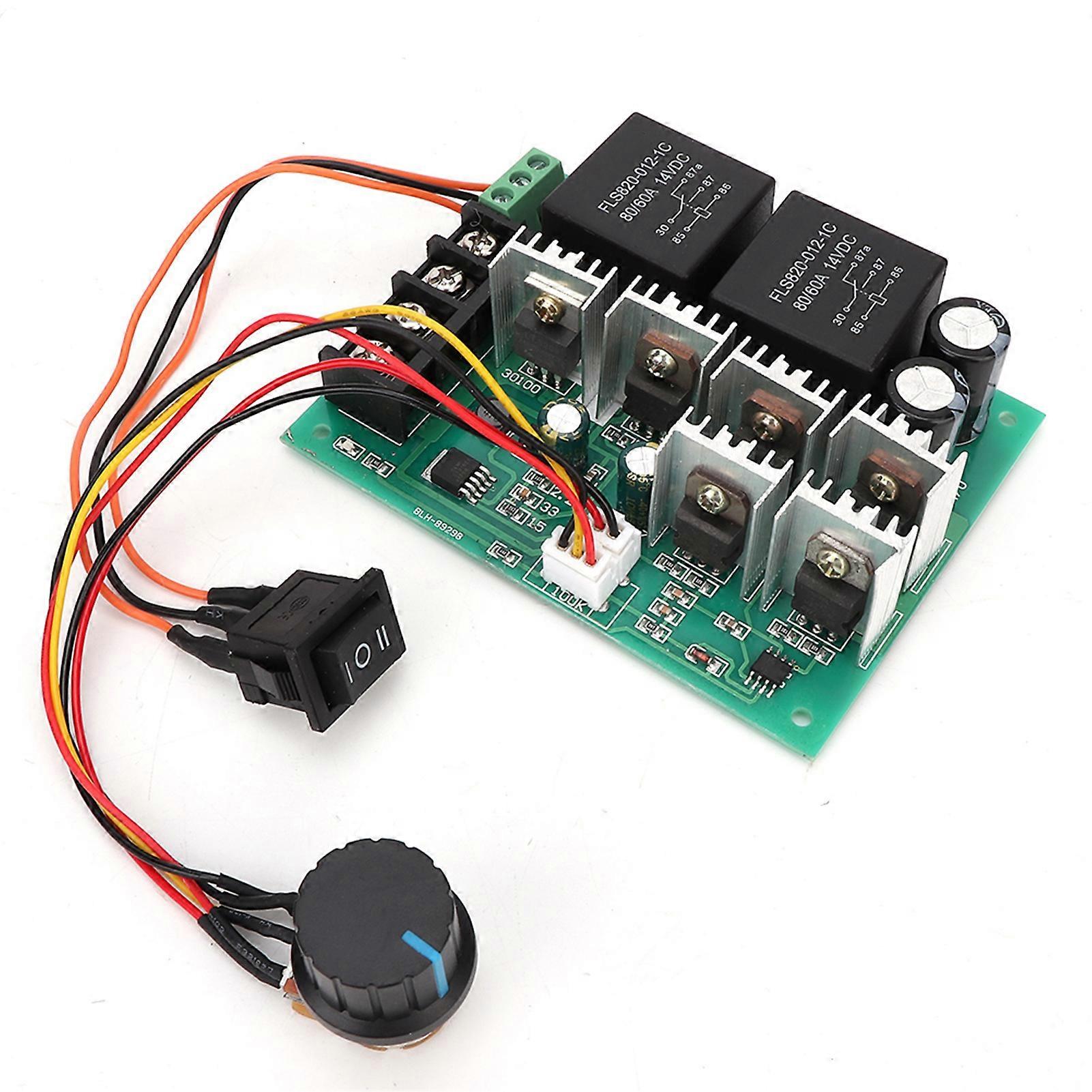 DC Brush Motor Speed Controller CW/CCW Adjustable High Power 40A DC12V24V36Vwithout Case