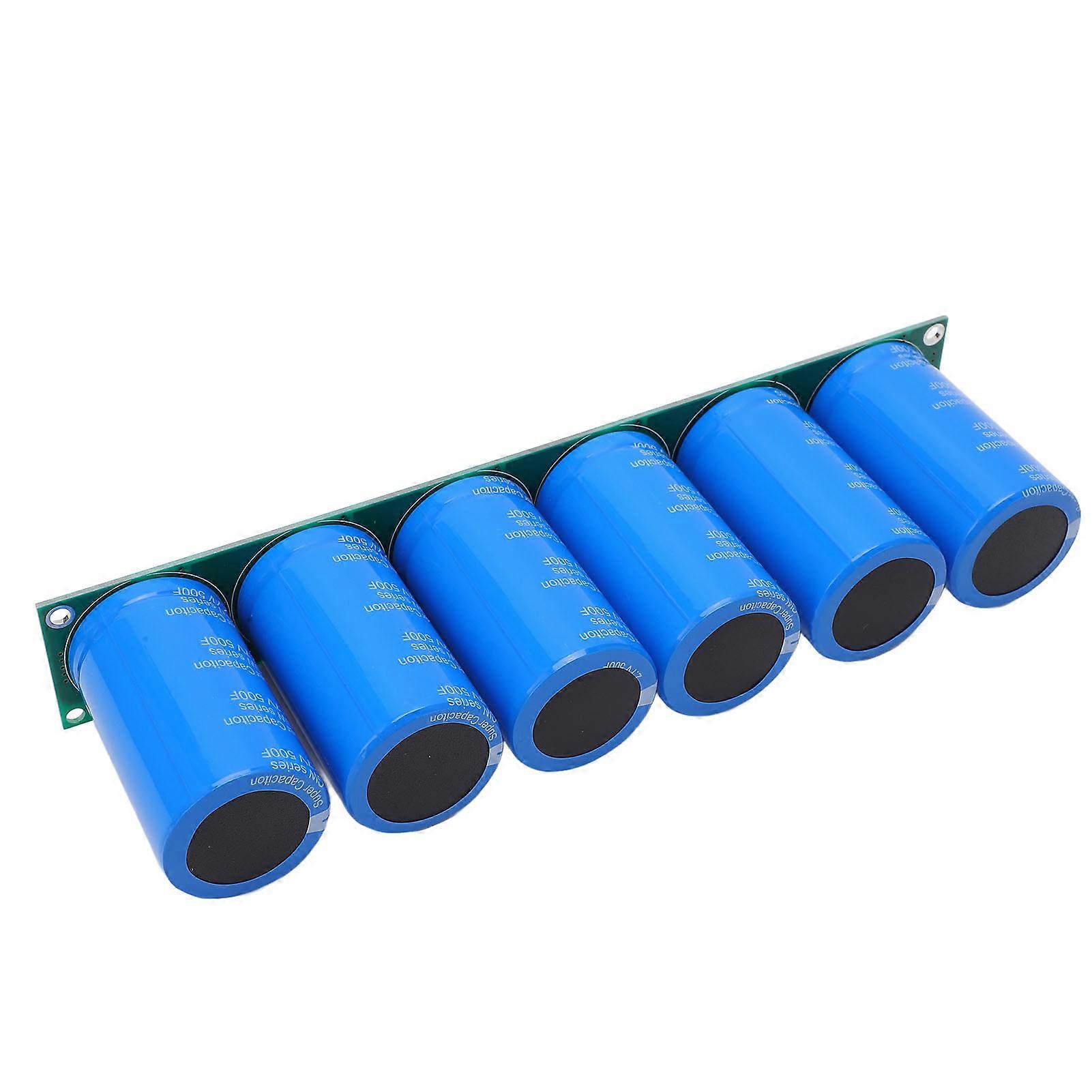 6 in 1 2.7V500F Super Capacitor Module Farad Capacitor Energy Storage Components 16V 83F