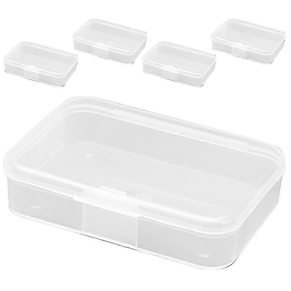 5Pcs Small Parts Organizer Box Bolts Screws Organizer Box Beads Storage Box Multi-function Small Box hwySH