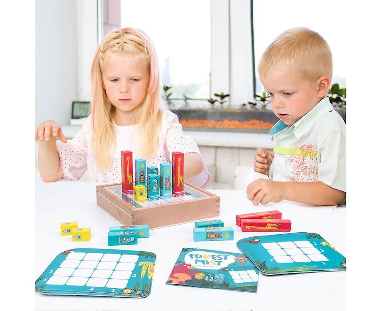 Children Wooden Puzzle Sudoku Game Logical Parent-child Interactive Board Toy