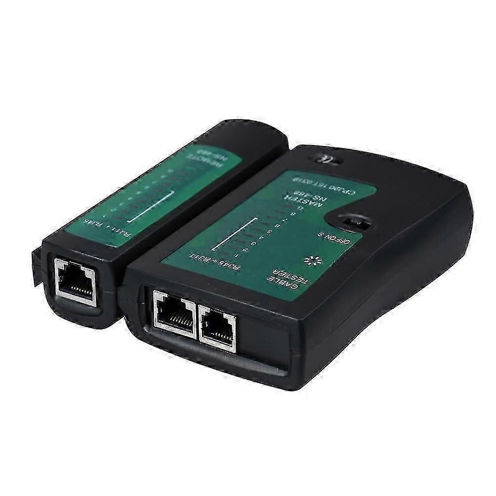 Network Lan Cable Tester Cat 5/Cat 5e/Cat 6/UTP Cables With RJ-11 & RJ-45 (Black) Edition 0901