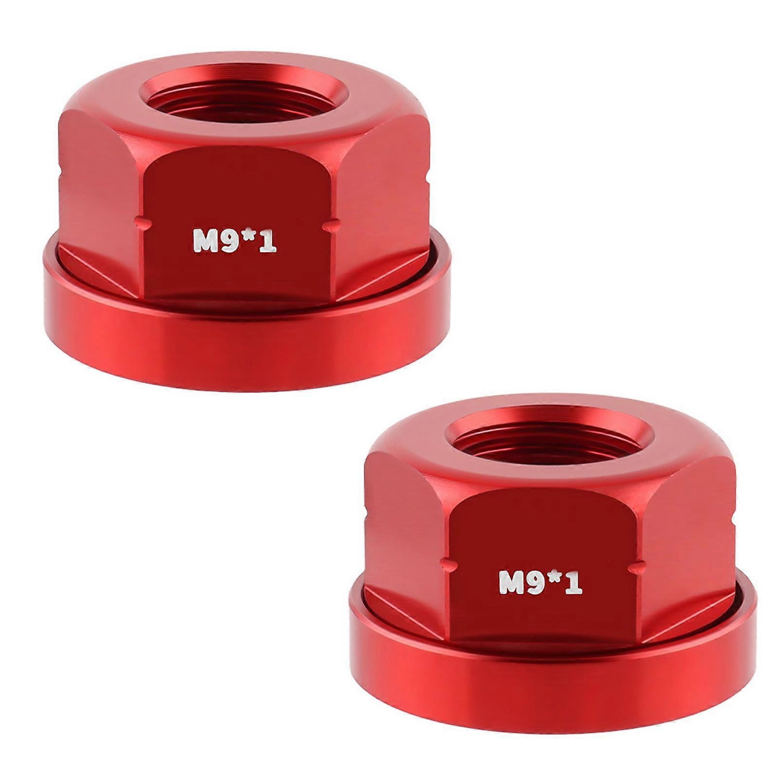 Bicycles Wheel Lock Screw Compatibility With Fixed Gear And Mountain Bikes Durability Alloys Tool Simple Installation  Red