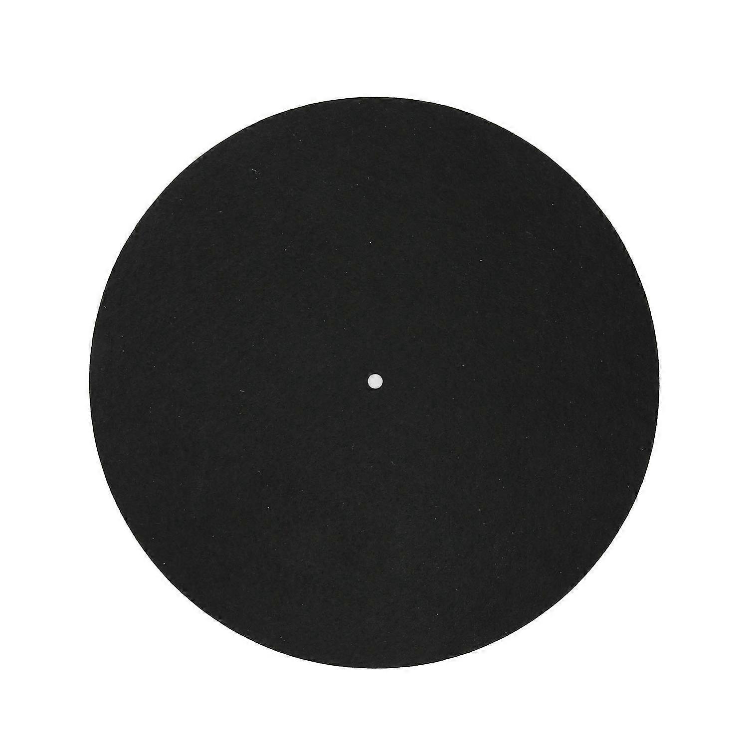 Turntable Slipmat Wool Mat Prevent Vibration Slip Static Record Platter Mat Black Mat for LP Vinyl R