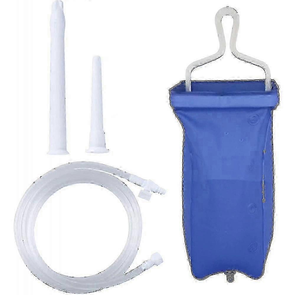 Enema Bag Kit Hjem Kaffe Enema Irrigator Set Travel Enema Set For menn og kvinner Kolon Rengjøring 2 liter YRT