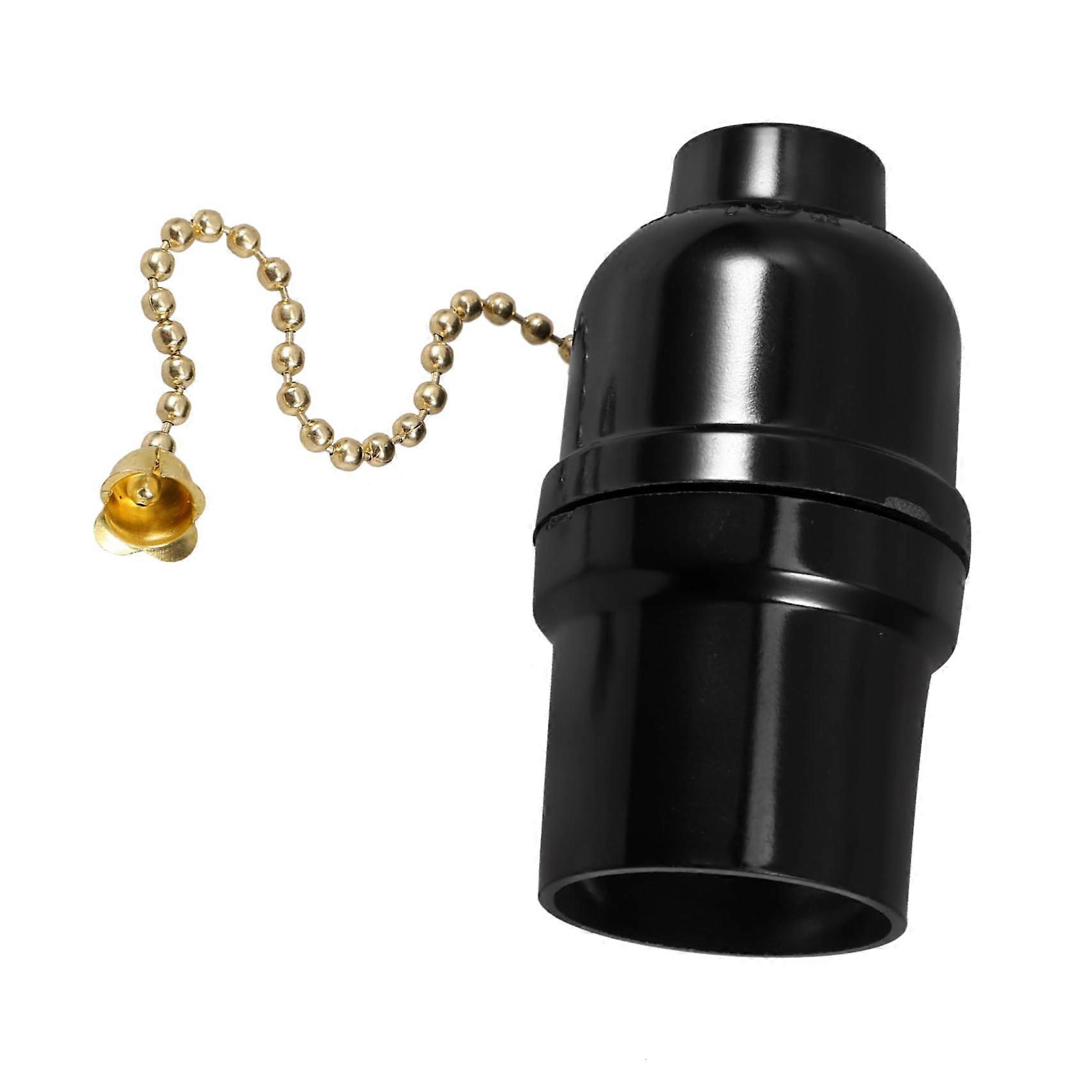 Pull Chain Light Fixture Lamp Holder Pull Chain Ceiling Socket Replacement HeatDissipating Lamp Holder