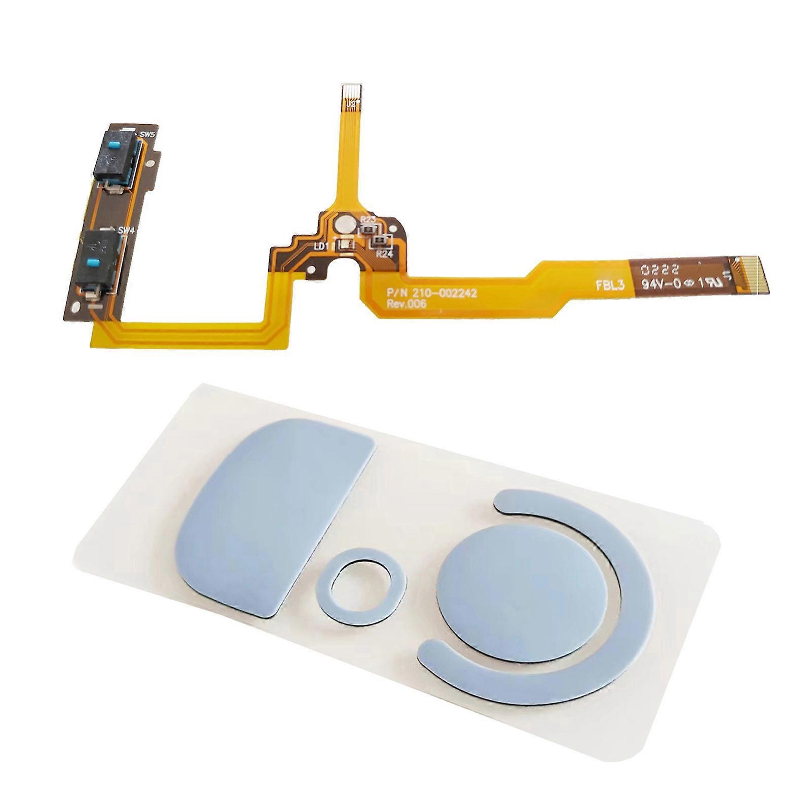 1Set Mouse Feet and Flexible Cable for GProX Superlight Mouse Side Keys Motherboard Circuit Board Cable Multicolor